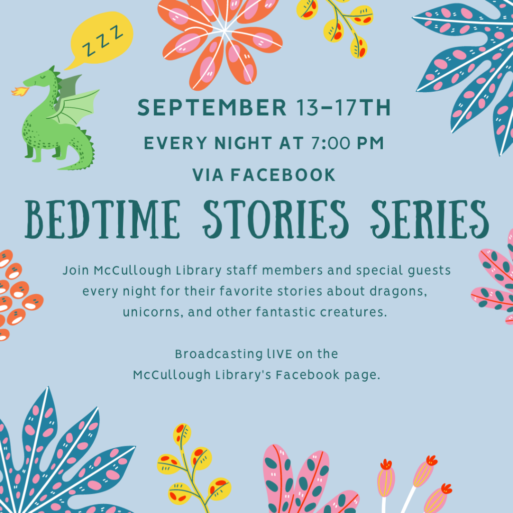 Join us every Wednesday in September for Dragon Drawing Challenges. Check the John G. McCullough Free Library's Instagram and Facebook pages each Wednesday in September for a new dragon drawing challenge! Share your artwork with the library. Everyone who shares artwork will be automatically entered into a raffle to win a dragon themed prize basket.
Questions? Email McCulloughYouthServices@Gmail.com