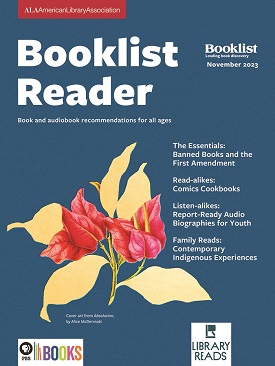 Image of a flower with petals in silhouette, with the words "Book Reader" at the top