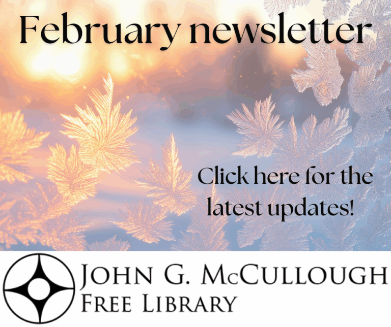 "February Newsletter: Click here for latest updates."