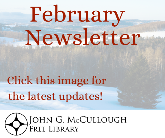 February Newsletter. For the latest news and updates, click this image.